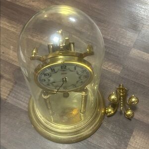 Kundo VTG -NOT TESTED Brass Anniversary Dome Clock